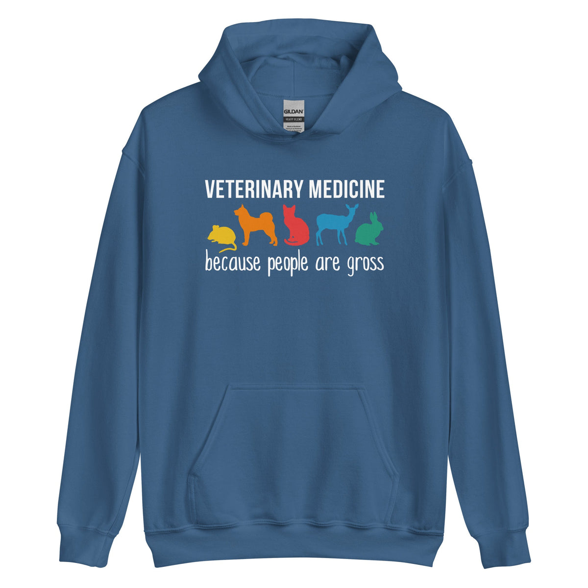 Veterinary Medicine because people are gross Unisex Hoodie-Unisex Hoodie | Gildan 18500-I love Veterinary