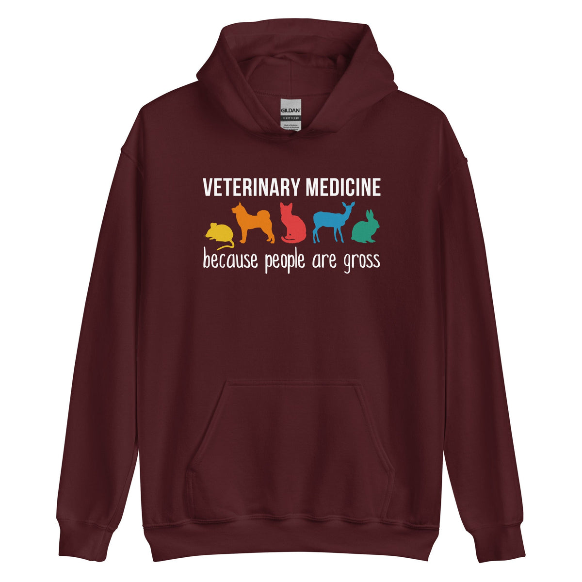 Veterinary Medicine because people are gross Unisex Hoodie-Unisex Hoodie | Gildan 18500-I love Veterinary