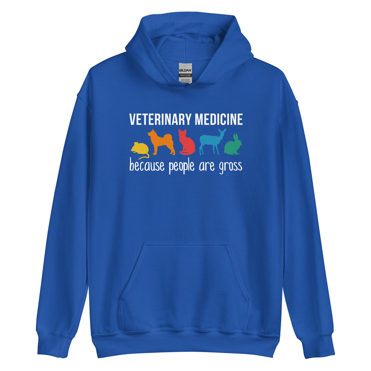 Veterinary Medicine because people are gross Unisex Hoodie-Unisex Hoodie | Gildan 18500-I love Veterinary
