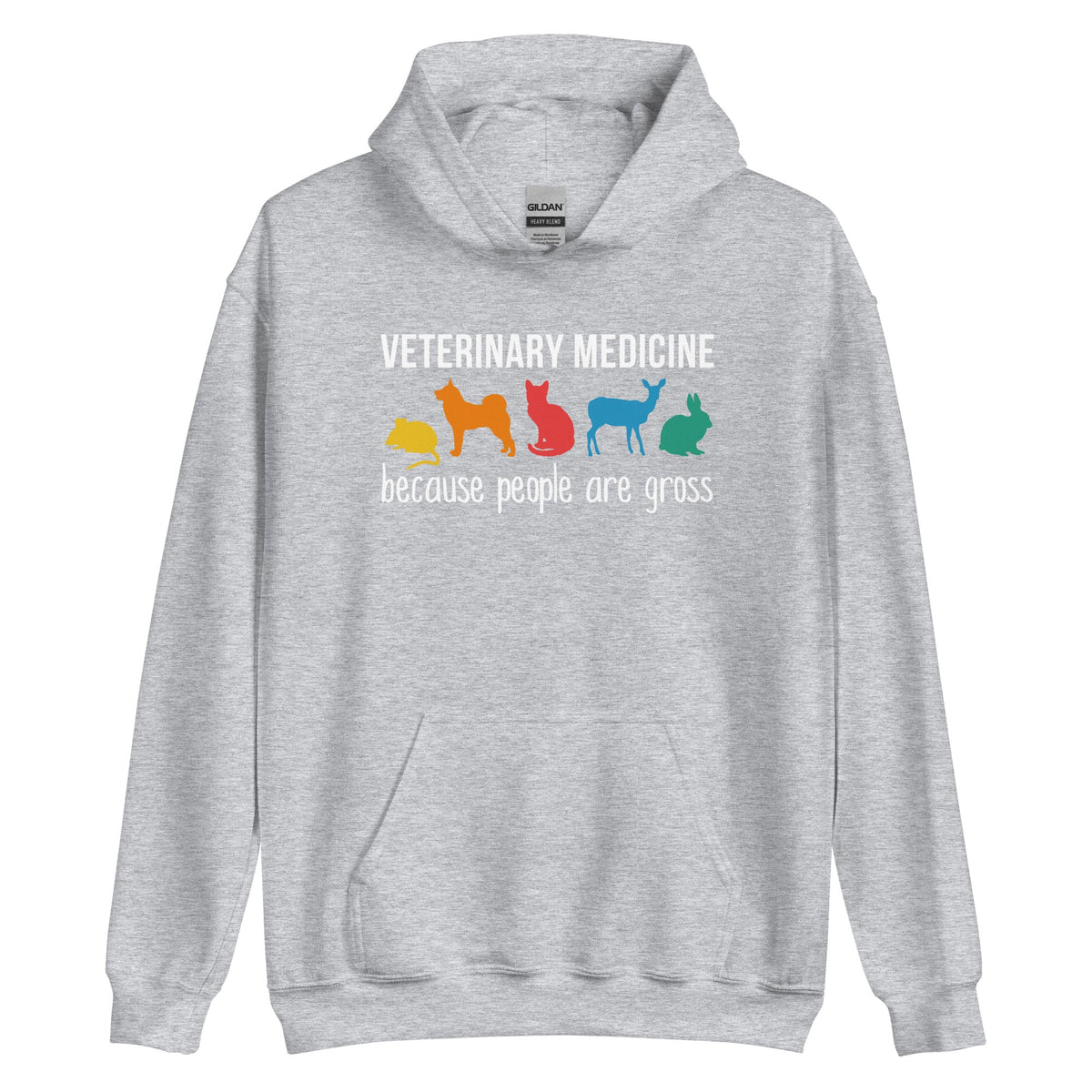 Veterinary Medicine because people are gross Unisex Hoodie-Unisex Hoodie | Gildan 18500-I love Veterinary