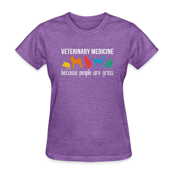 Veterinary Medicine because people are gross Women's T-Shirt-Women's T-Shirt | Fruit of the Loom L3930R-I love Veterinary