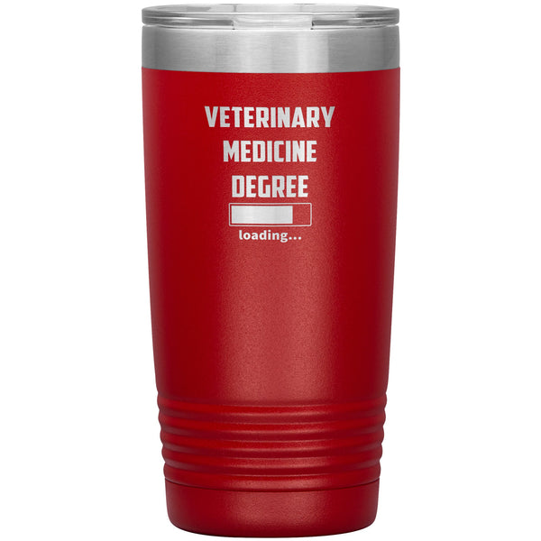 Veterinary medicine degree loading 20 oz-Tumblers-I love Veterinary