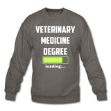 Veterinary medicine degree loading Crewneck Sweatshirt-Unisex Crewneck Sweatshirt | Gildan 18000-I love Veterinary