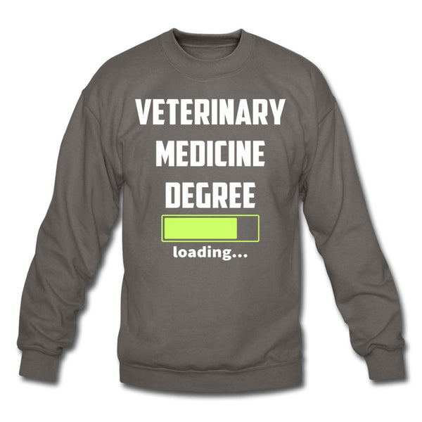 Veterinary medicine degree loading Crewneck Sweatshirt-Unisex Crewneck Sweatshirt | Gildan 18000-I love Veterinary