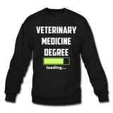 Veterinary medicine degree loading Crewneck Sweatshirt-Unisex Crewneck Sweatshirt | Gildan 18000-I love Veterinary