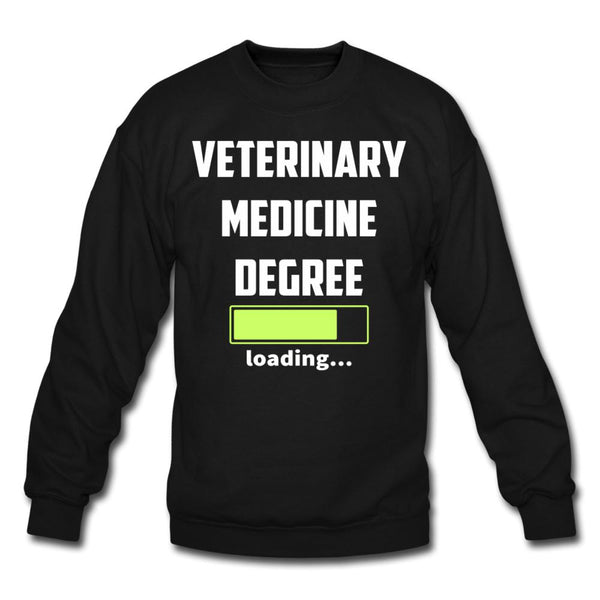 Veterinary medicine degree loading Crewneck Sweatshirt-Unisex Crewneck Sweatshirt | Gildan 18000-I love Veterinary