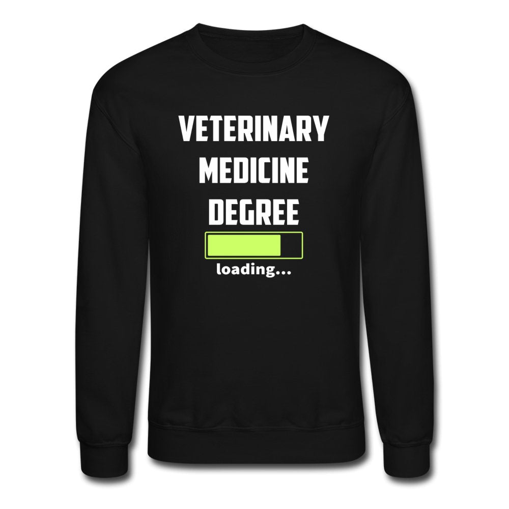 Veterinary medicine degree loading Crewneck Sweatshirt-Unisex Crewneck Sweatshirt | Gildan 18000-I love Veterinary