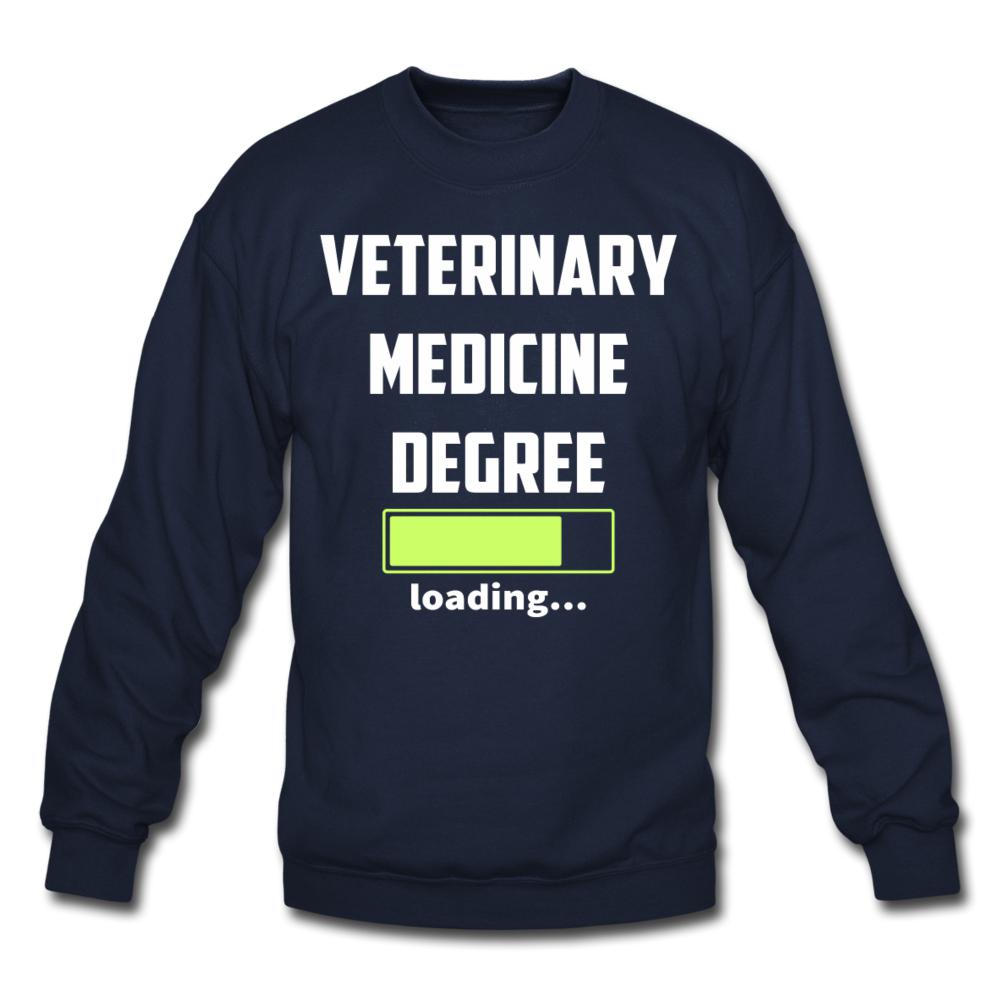 Veterinary medicine degree loading Crewneck Sweatshirt-Unisex Crewneck Sweatshirt | Gildan 18000-I love Veterinary