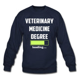 Veterinary medicine degree loading Crewneck Sweatshirt-Unisex Crewneck Sweatshirt | Gildan 18000-I love Veterinary