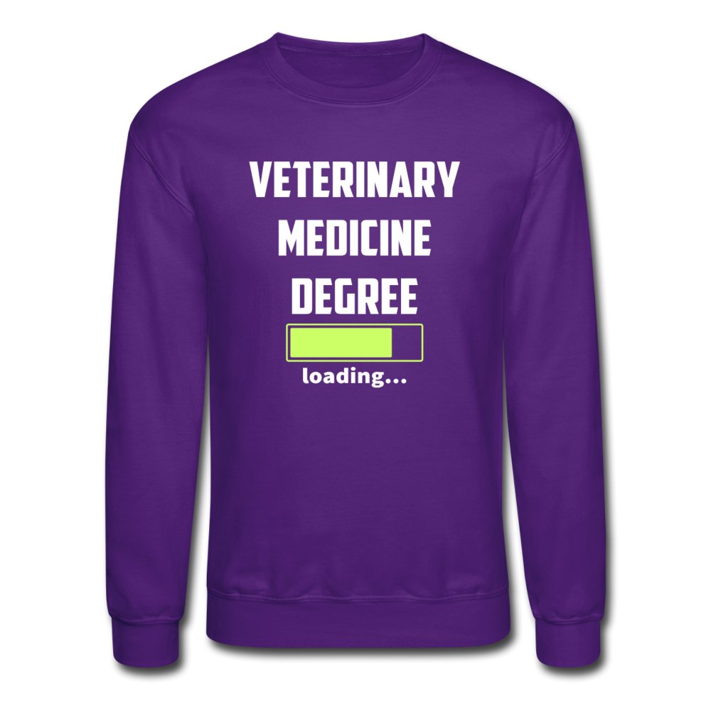 Veterinary medicine degree loading Crewneck Sweatshirt-Unisex Crewneck Sweatshirt | Gildan 18000-I love Veterinary
