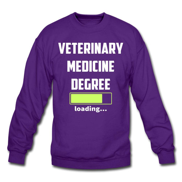 Veterinary medicine degree loading Crewneck Sweatshirt-Unisex Crewneck Sweatshirt | Gildan 18000-I love Veterinary