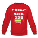 Veterinary medicine degree loading Crewneck Sweatshirt-Unisex Crewneck Sweatshirt | Gildan 18000-I love Veterinary