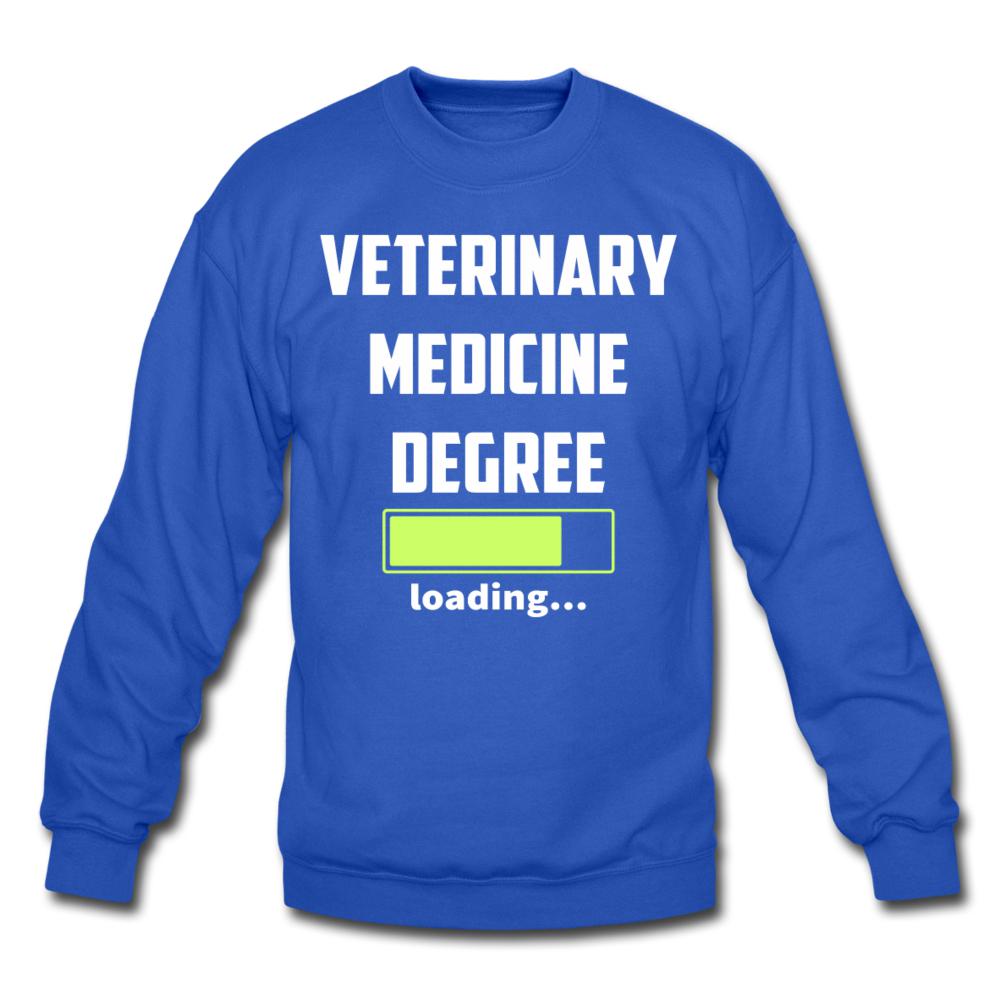Veterinary medicine degree loading Crewneck Sweatshirt-Unisex Crewneck Sweatshirt | Gildan 18000-I love Veterinary
