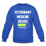 Veterinary medicine degree loading Crewneck Sweatshirt-Unisex Crewneck Sweatshirt | Gildan 18000-I love Veterinary