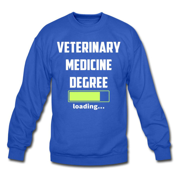 Veterinary medicine degree loading Crewneck Sweatshirt-Unisex Crewneck Sweatshirt | Gildan 18000-I love Veterinary