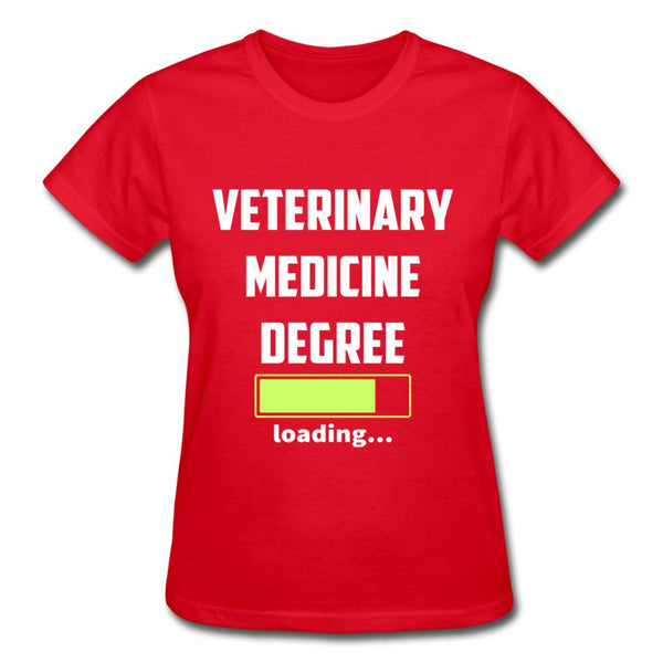 Veterinary medicine degree loading Gildan Ultra Cotton Ladies T-Shirt-Ultra Cotton Ladies T-Shirt | Gildan G200L-I love Veterinary