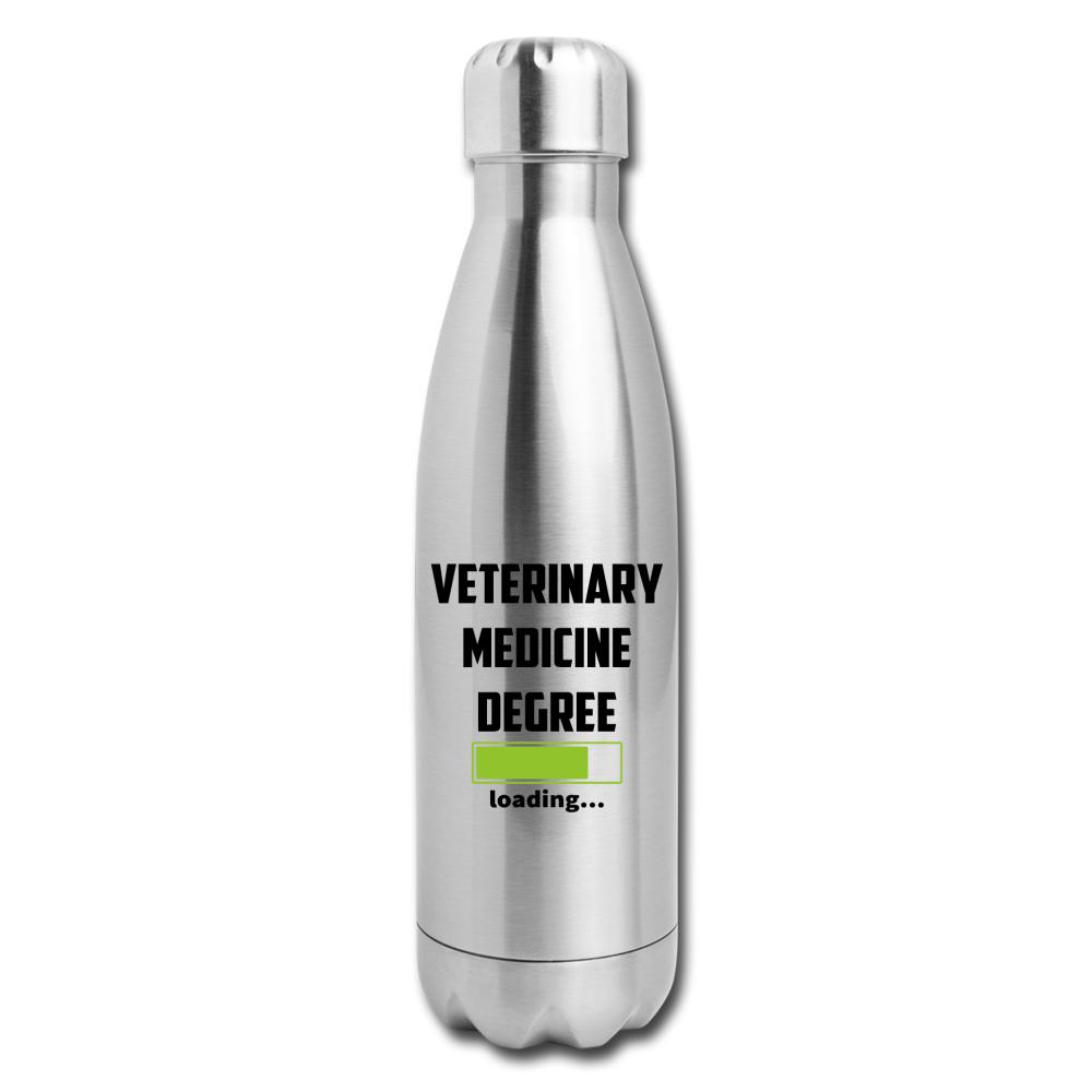 Veterinary medicine degree loading Insulated Stainless Steel Water Bottle-Insulated Stainless Steel Water Bottle | DyeTrans-I love Veterinary