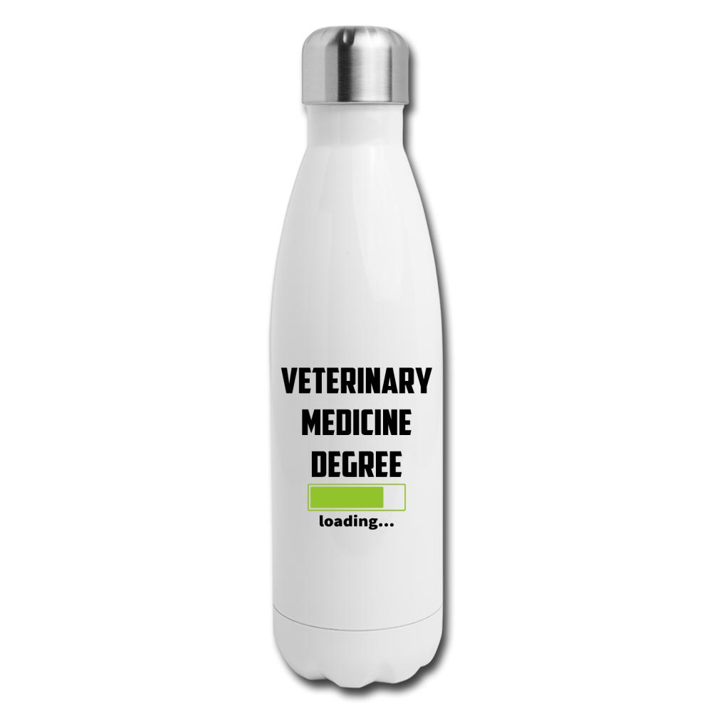 Veterinary medicine degree loading Insulated Stainless Steel Water Bottle-Insulated Stainless Steel Water Bottle | DyeTrans-I love Veterinary