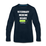 Veterinary medicine degree loading Unisex Premium Long Sleeve T-Shirt-Men's Premium Long Sleeve T-Shirt | Spreadshirt 875-I love Veterinary