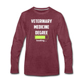 Veterinary medicine degree loading Unisex Premium Long Sleeve T-Shirt-Men's Premium Long Sleeve T-Shirt | Spreadshirt 875-I love Veterinary