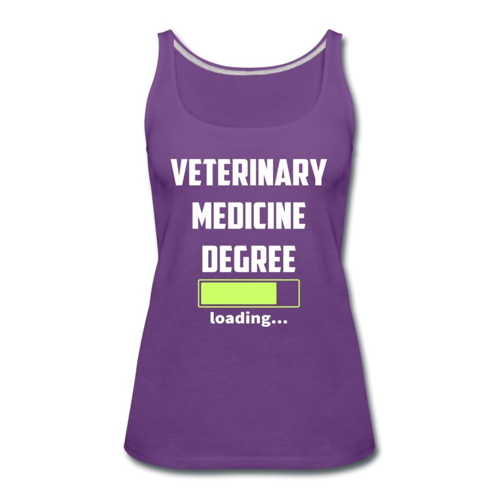 Veterinary medicine degree loading Women's Tank Top-Women’s Premium Tank Top | Spreadshirt 917-I love Veterinary