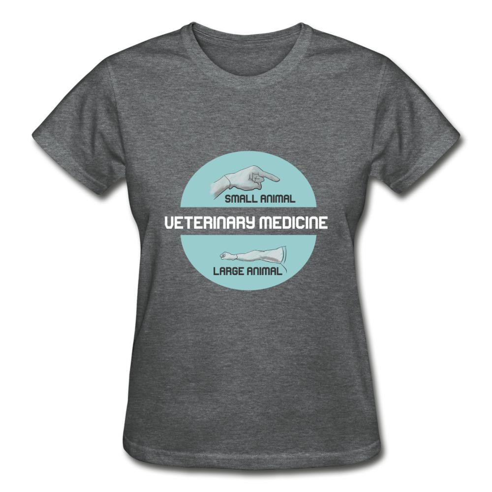 Veterinary Medicine - Small & Big animal Gildan Ultra Cotton Ladies T-Shirt-Ultra Cotton Ladies T-Shirt | Gildan G200L-I love Veterinary