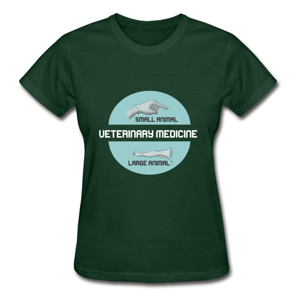 Veterinary Medicine - Small & Big animal Gildan Ultra Cotton Ladies T-Shirt-Ultra Cotton Ladies T-Shirt | Gildan G200L-I love Veterinary