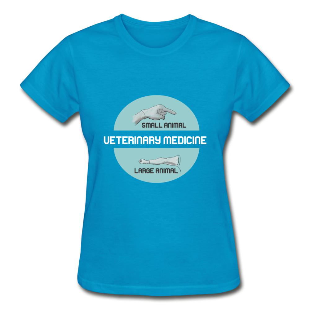 Veterinary Medicine - Small & Big animal Gildan Ultra Cotton Ladies T-Shirt-Ultra Cotton Ladies T-Shirt | Gildan G200L-I love Veterinary