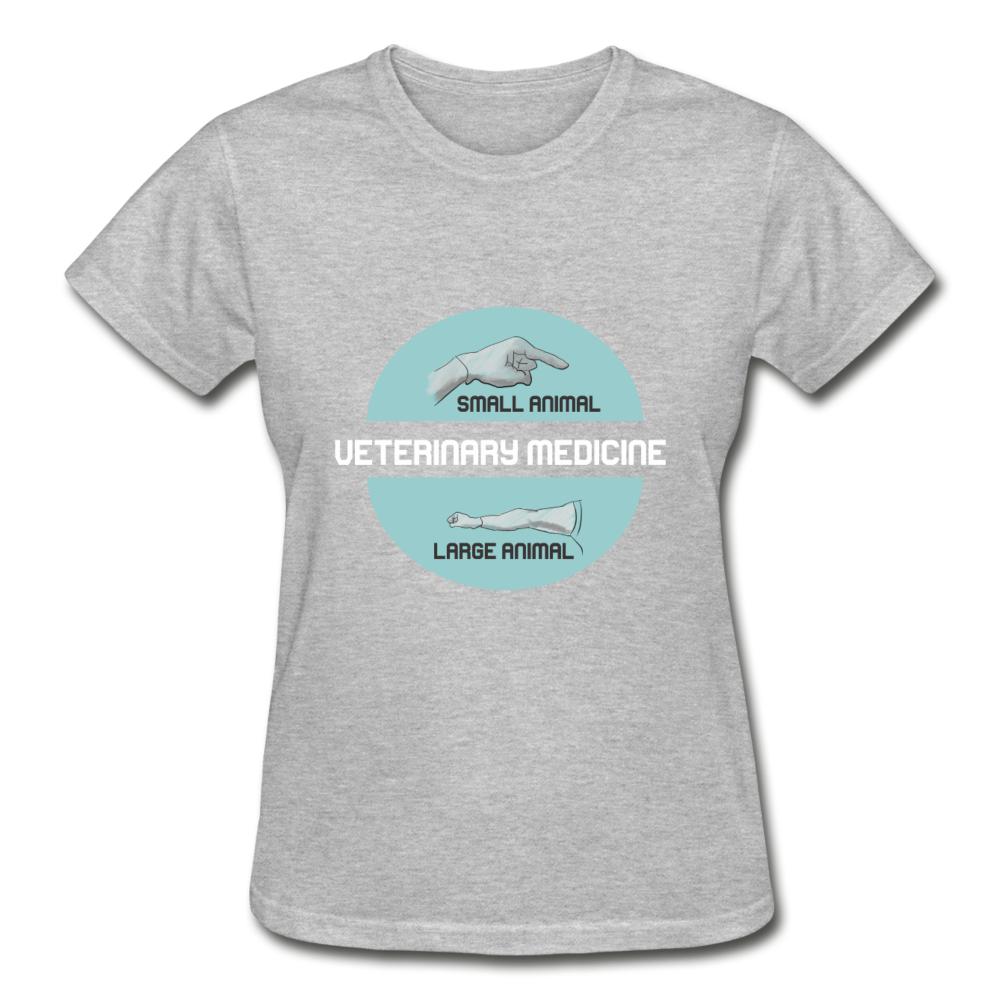 Veterinary Medicine - Small & Big animal Gildan Ultra Cotton Ladies T-Shirt-Ultra Cotton Ladies T-Shirt | Gildan G200L-I love Veterinary