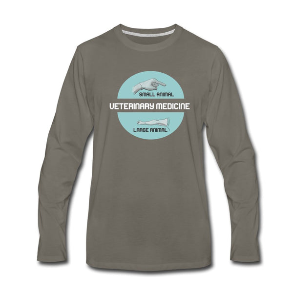 Veterinary Medicine - Small & Big animal Unisex Premium Long Sleeve T-Shirt-Men's Premium Long Sleeve T-Shirt | Spreadshirt 875-I love Veterinary