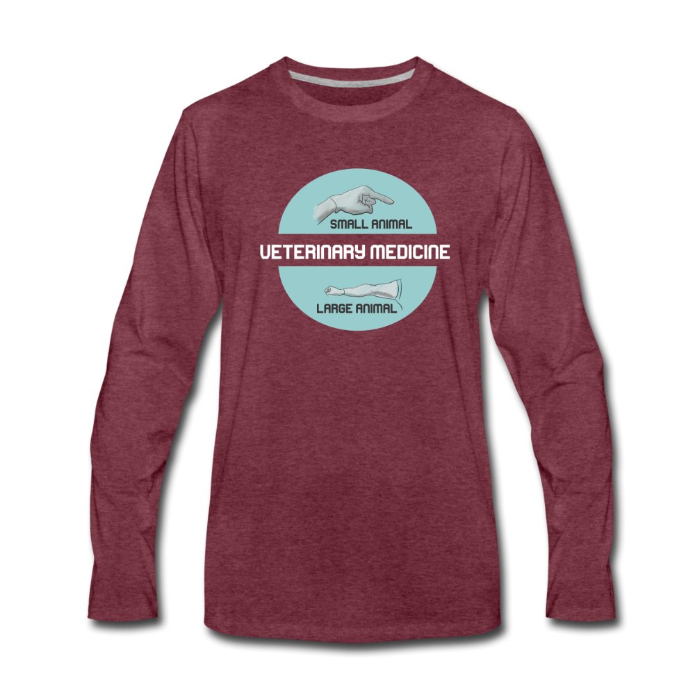 Veterinary Medicine - Small & Big animal Unisex Premium Long Sleeve T-Shirt-Men's Premium Long Sleeve T-Shirt | Spreadshirt 875-I love Veterinary