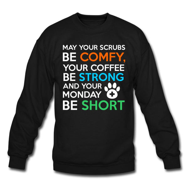 Veterinary Monday Prayer Crewneck Sweatshirt-Unisex Crewneck Sweatshirt | Gildan 18000-I love Veterinary