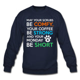 Veterinary Monday Prayer Crewneck Sweatshirt-Unisex Crewneck Sweatshirt | Gildan 18000-I love Veterinary
