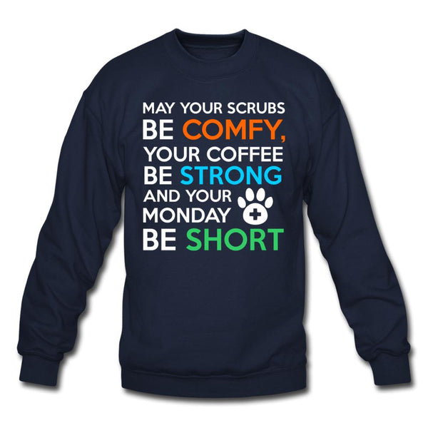 Veterinary Monday Prayer Crewneck Sweatshirt-Unisex Crewneck Sweatshirt | Gildan 18000-I love Veterinary