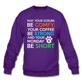 Veterinary Monday Prayer Crewneck Sweatshirt-Unisex Crewneck Sweatshirt | Gildan 18000-I love Veterinary