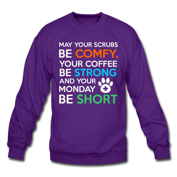 Veterinary Monday Prayer Crewneck Sweatshirt-Unisex Crewneck Sweatshirt | Gildan 18000-I love Veterinary