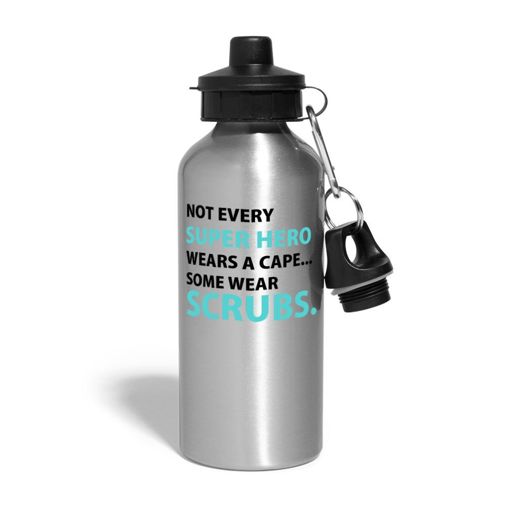 Veterinary Not every super hero wears a cape... Some wear scrubs. 20oz Water Bottle-Water Bottle | BestSub BLH1-2-I love Veterinary