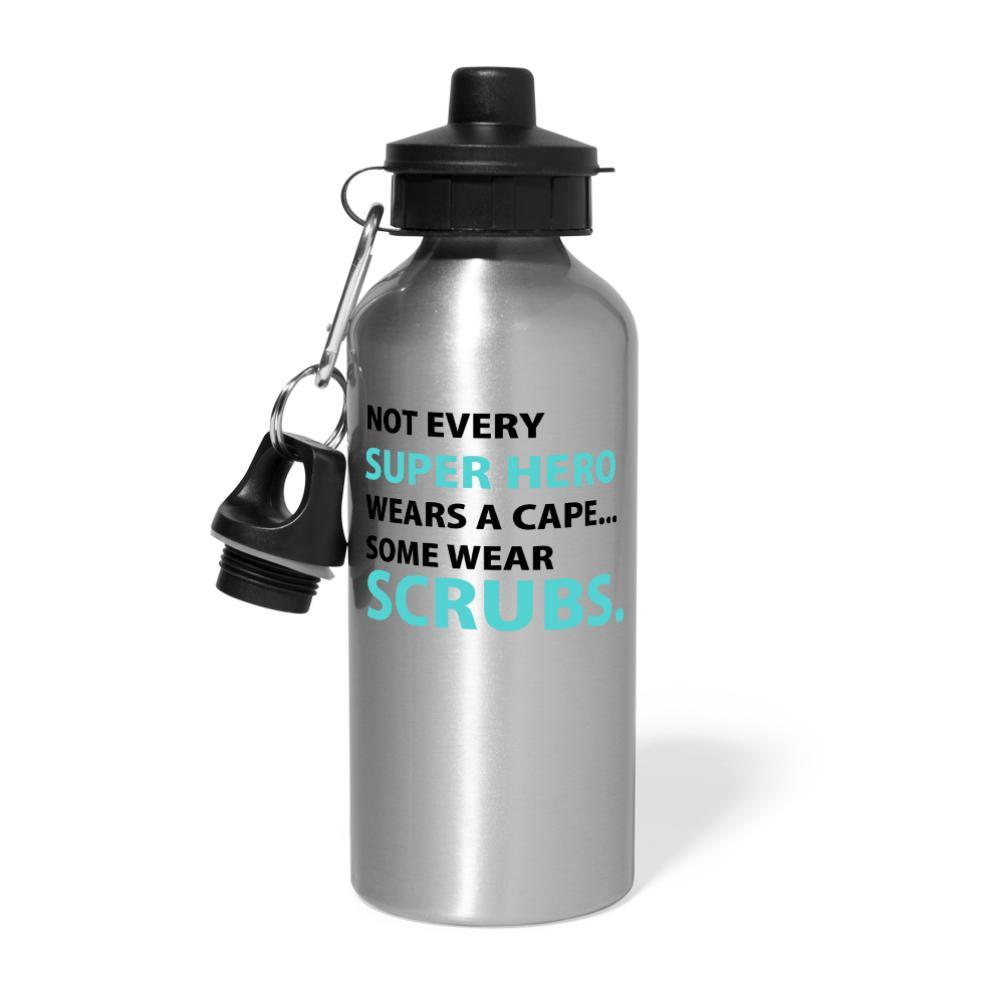 Veterinary Not every super hero wears a cape... Some wear scrubs. 20oz Water Bottle-Water Bottle | BestSub BLH1-2-I love Veterinary