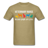 Veterinary nurse: because people are gross Unisex T-shirt-Unisex Classic T-Shirt | Fruit of the Loom 3930-I love Veterinary