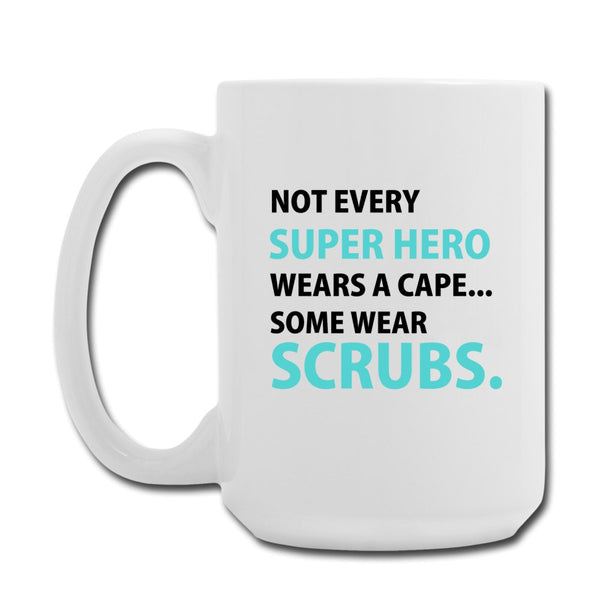 Veterinary - Some Superheroes wear Scrubs Coffee/Tea Mug 15 oz-Coffee/Tea Mug 15 oz-I love Veterinary