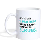 Veterinary - Some Superheroes wear Scrubs White Coffee or Tea Mug-Coffee/Tea Mug | BestSub B101AA-I love Veterinary