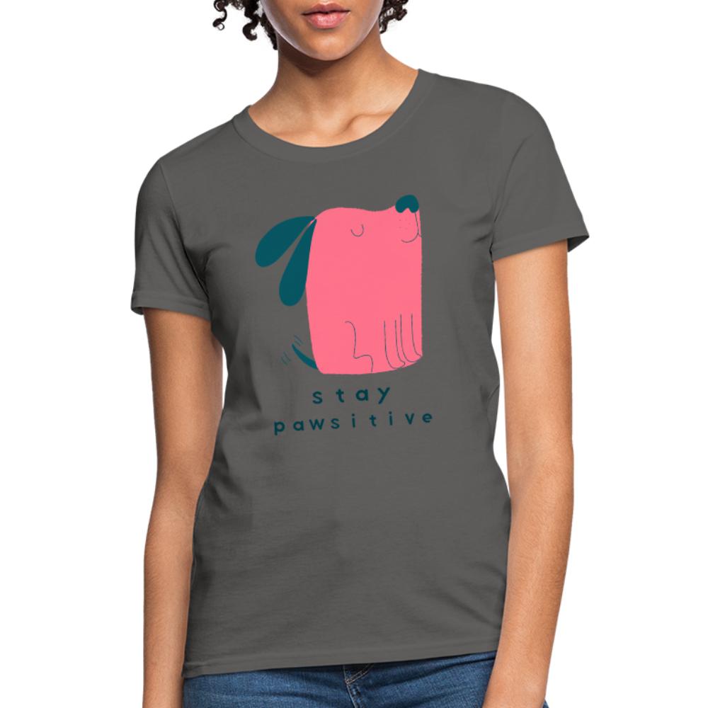 Veterinary - Stay Pawsitive Women's T-Shirt-Women's T-Shirt | Fruit of the Loom L3930R-I love Veterinary