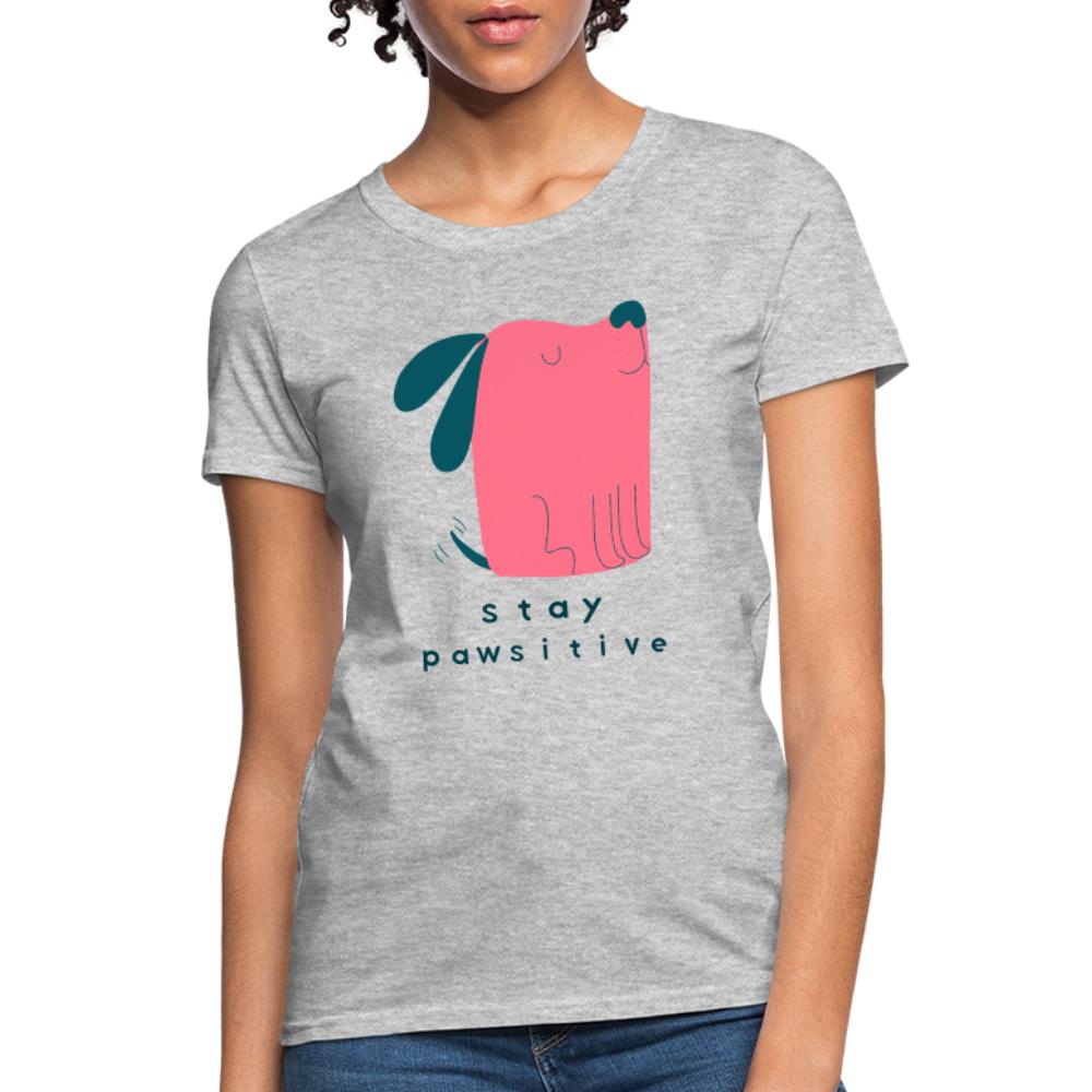 Veterinary - Stay Pawsitive Women's T-Shirt-Women's T-Shirt | Fruit of the Loom L3930R-I love Veterinary