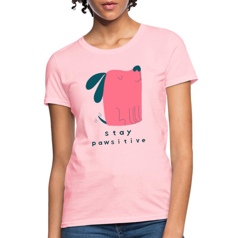 Veterinary - Stay Pawsitive Women's T-Shirt-Women's T-Shirt | Fruit of the Loom L3930R-I love Veterinary