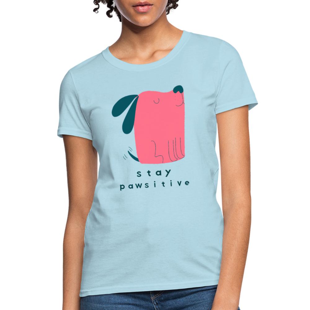 Veterinary - Stay Pawsitive Women's T-Shirt-Women's T-Shirt | Fruit of the Loom L3930R-I love Veterinary