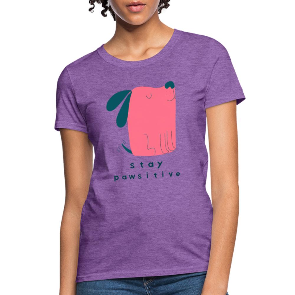Veterinary - Stay Pawsitive Women's T-Shirt-Women's T-Shirt | Fruit of the Loom L3930R-I love Veterinary