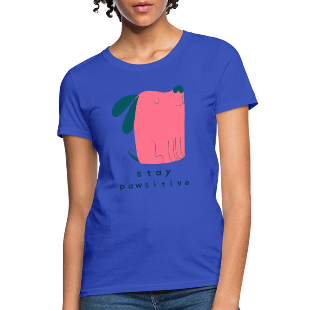Veterinary - Stay Pawsitive Women's T-Shirt-Women's T-Shirt | Fruit of the Loom L3930R-I love Veterinary