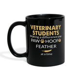 Veterinary Students making a difference one Paw, Hoof, Feather at a time Full Color Mug-Full Color Mug | BestSub B11Q-I love Veterinary
