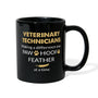 Veterinary Technician Making a difference Paw, Hoof, Feather at a time Full Color Mug-Full Color Mug | BestSub B11Q-I love Veterinary