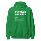 Vintage Vet Tech Unisex Hoodie-Unisex Heavy Blend Hoodie | Gildan 18500-I love Veterinary